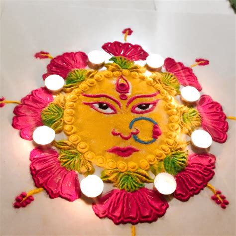 25+ Rangoli For Navratri || Navratri Rangoli Design || Navratri Rangoli ...