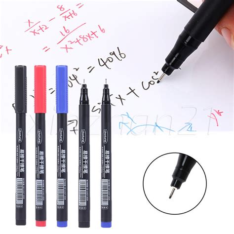 Extra Fine Tip Dry Erase Markers Pens / 3 Colors 0.5mm Dry Erase Marker ...