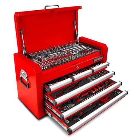 Daytona D360PS 360pce Red Mechanical Tool Box Set With 6 Drawer Tool ...