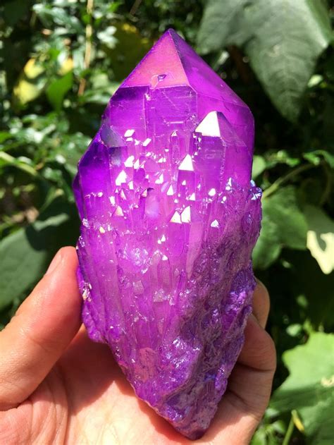 Purple Aura Quartz Crystal Cluster/angel Aura Quartz Crystal - Etsy in 2023 | Purple aura quartz ...