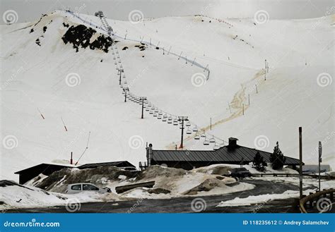 El Pas De La Casa is a Ski Resort Stock Photo - Image of forest, cold ...