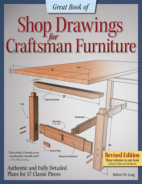 Great Book of Shop Drawings for Craftsman Furniture | Book Review