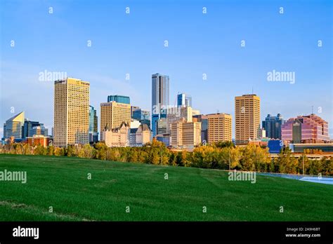 Downtown, skyline, Edmonton, Alberta, Canada Stock Photo - Alamy