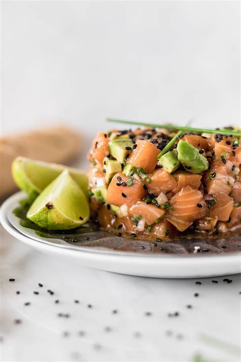 Asian flavours salmon tartare | Cravings Journal