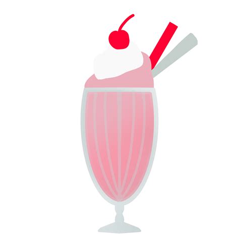 Strawberry Milkshake Clip Art 10175302 PNG