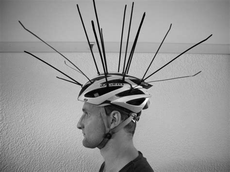 DIY Anti-Magpie-Attack Bicycle Helmet Designs - Core77