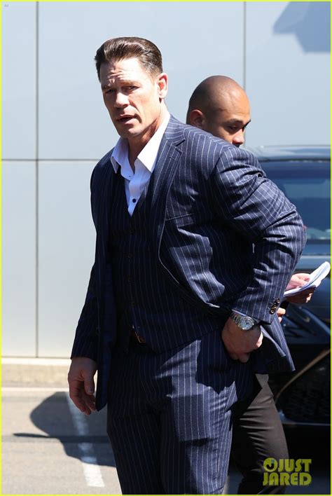 John Cena Looks Sharp in Pin-Striped Suit While Arriving in Australia ...