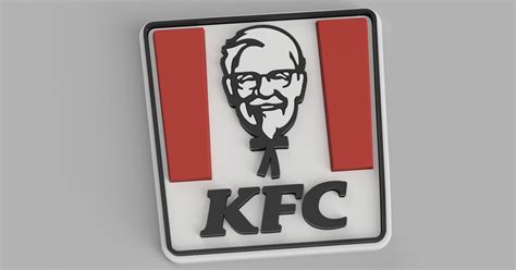 KFC LOGO (2018) by chochi3D | Download free STL model | Printables.com