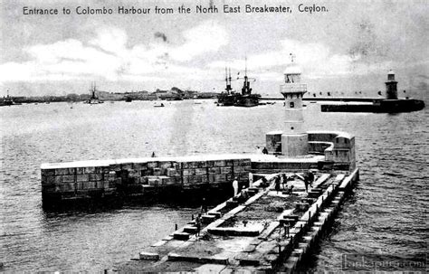 Entrance to Colombo Harbour, Sri Lanka 1900s