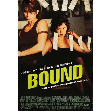 BOUND Movie Poster 29x41 in. USA - 1996 - Wachowski Bros, Gina Gershon