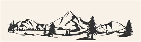 83,273 BEST Mountains Outline IMAGES, STOCK PHOTOS & VECTORS | Adobe Stock