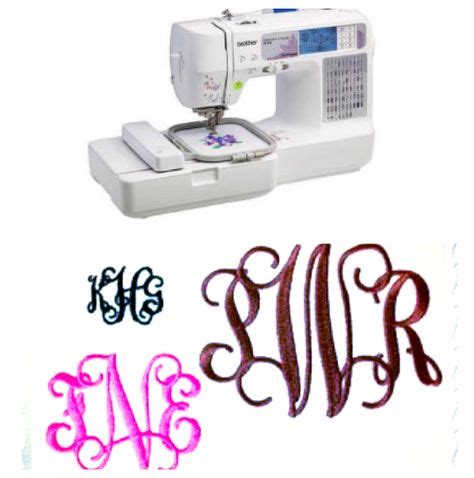 34+ Ideas Embroidery Machine Brother Monogram Fonts For 2019