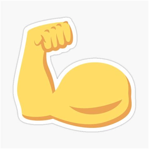 "Muscle Man" Sticker for Sale by roarr | Redbubble