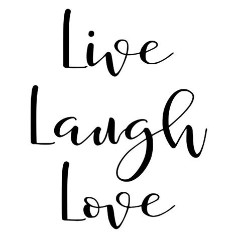 Live Laugh Love Stencil - DIY Art in a Box