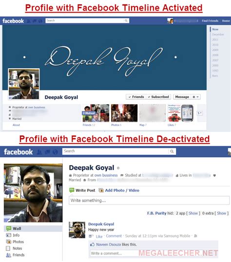 Simple Hack to Disable "Facebook Timeline" Feature | Megaleecher.Net