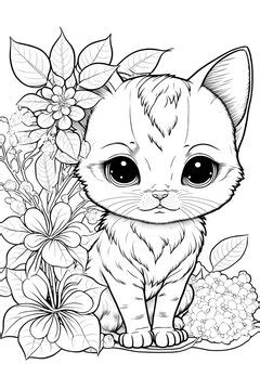 Come Down Cat Coloring Pages