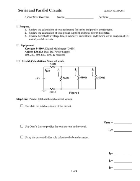 Series And Parallel Circuits Virtual Lab