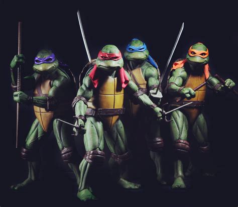 NECA TMNT 1/4 Scale Figures - The Gang's All Here In This New Photo - The Toyark - News