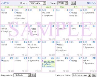 PREGNANCY CALENDAR - Yangah Solen