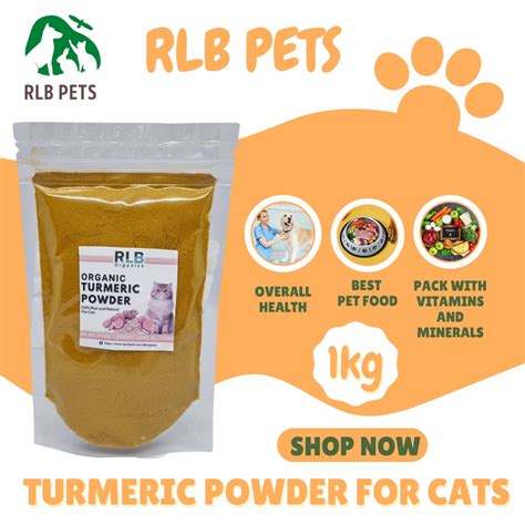 Turmeric Powder for Cats Luyang Dilaw Powder Overall Health with Vitamins Minerals Cat Food ...