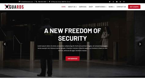 Security WordPress theme is best use for cyber agency and securities.