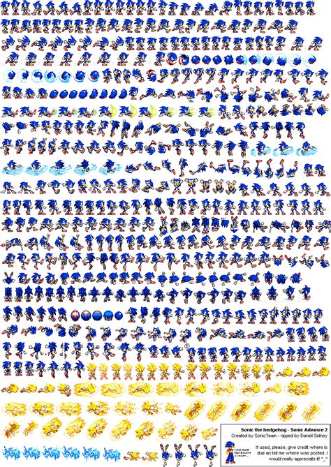 Sonic Advance Sprite sheet by Lucario51 on DeviantArt