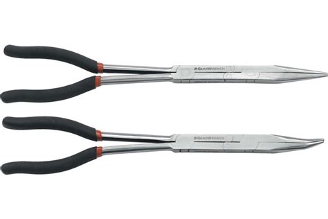 82106 GearWrench 2 Pc. Double-X Straight and 45 Plier Set