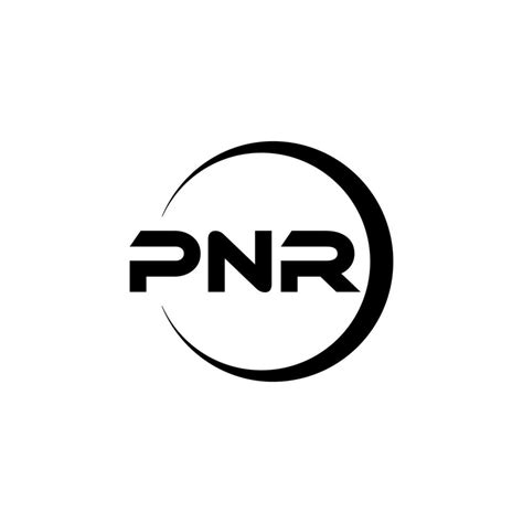 PNR letter logo design in illustration. Vector logo, calligraphy ...