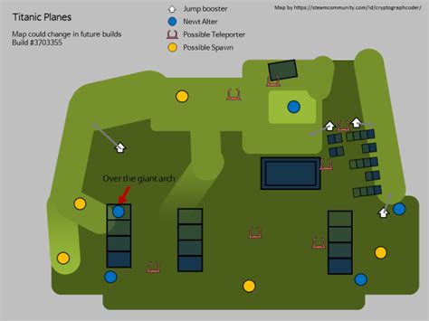 a map showing the location of several different locations