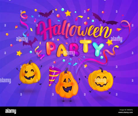 Halloween kids party banner Stock Vector Image & Art - Alamy