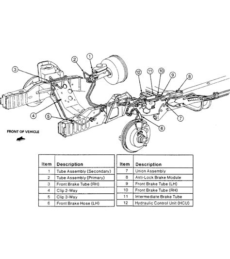 Ford Brake Line Diagram