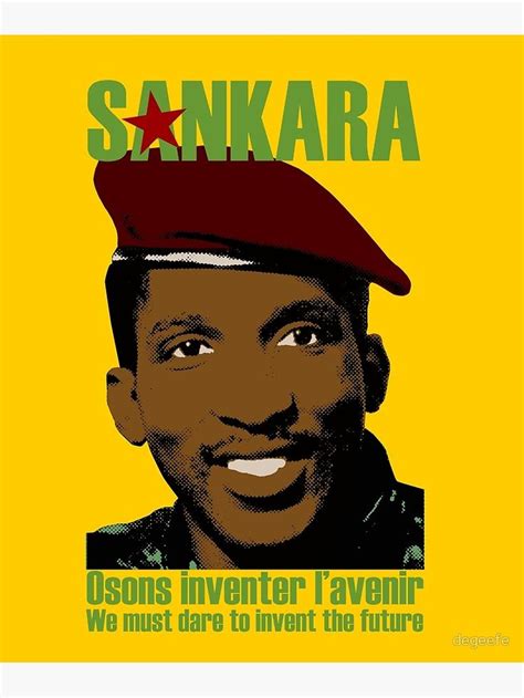 Thomas Sankara Poster by degeefe in 2021 | Thomas sankara, Poster ...