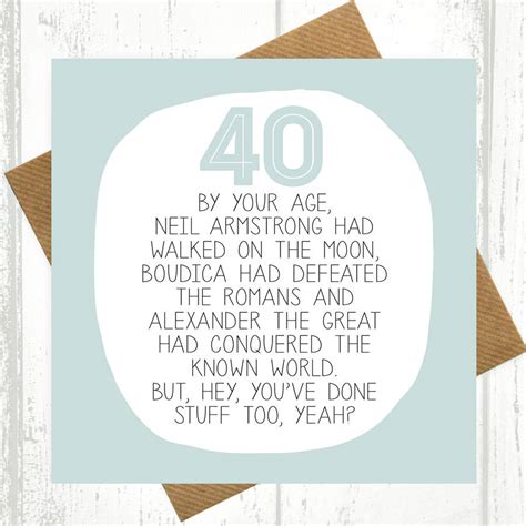 How To Make A 40th Birthday Card - Printable Online