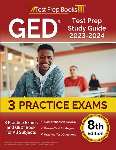 GED Test Prep Study Guide 2023-2024: 3 Practice Exams and GED Book for All Subjects [8th Edition ...