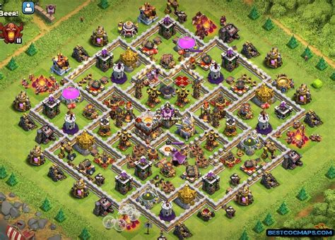 10 Best TH11 Base Links 2022 (Farming War Trophy....) - Best COC Maps