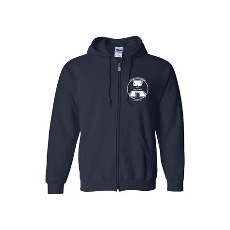 AIT Navy Full-zip Hoodie | VarsityCentralNJ.com