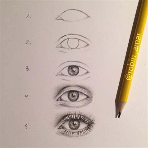 Robin on Instagram: TUTO: How to draw eyes in 5 taps, with a single pencil Tag friends that a ...