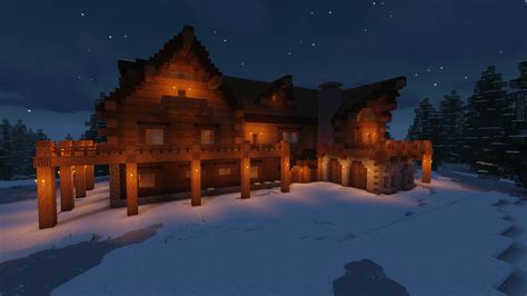 A log cabin that I built on a server. Any thoughts? : r/Minecraft