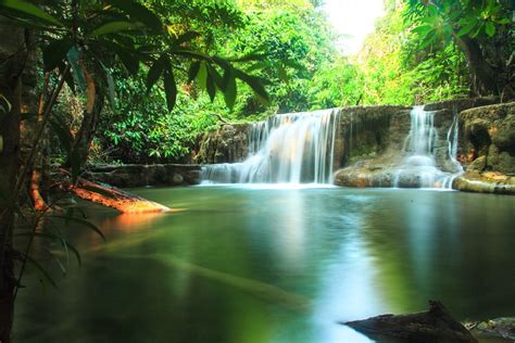 Download Nature Sunny Creek Tropical Thailand Waterfall 4k Ultra HD ...