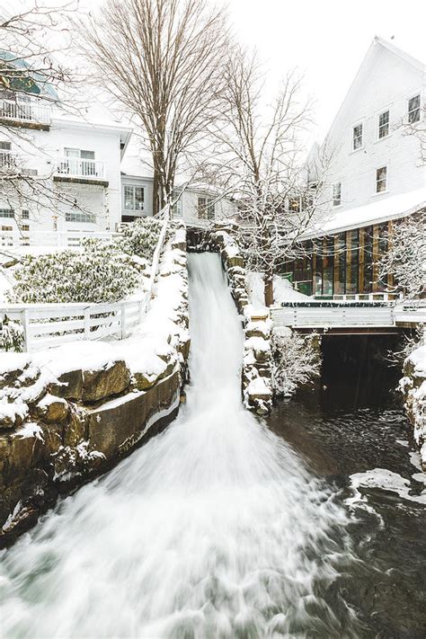 Winter at Mill Falls Photograph by Lake Winnipesaukee Photography | Fine Art America