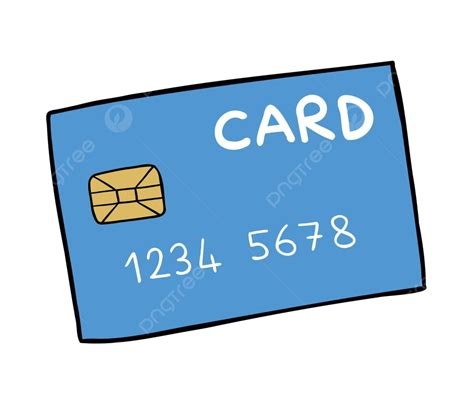 Cartoon Vector Illustration Of Credit Card Ordering Chip Vector Vector ...