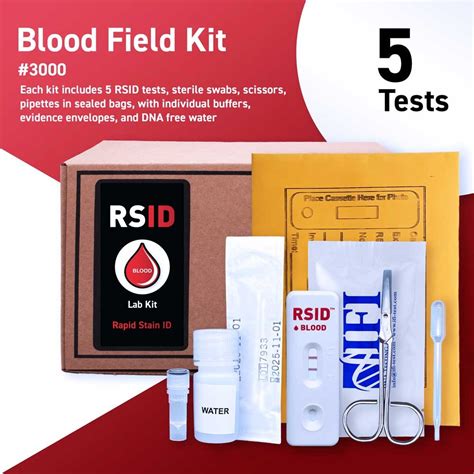 RSID™ Field Kit for Human Blood - Independent Forensics of IL