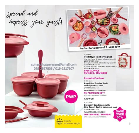 Tupperware Brands Malaysia Online | Catalogue | Collection | Business Opportunity |: September 2018