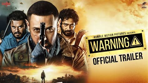 Warning (Official Trailer) Gippy Grewal, Prince KJ, Dheeraj K, Amar H ...