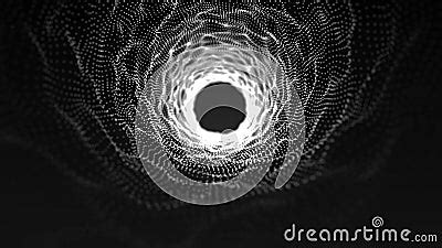 Motion Graphic of Flying into Digital Technologic Tunnel. 3D Render. Abstract Digital Background ...