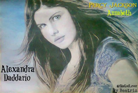 Alexandra Daddario Drawing - Annabeth Percy Jackson - Percy Jackson & the Olympians movie Fan ...