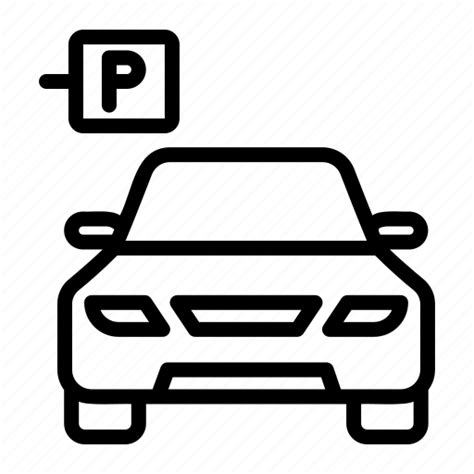 Parking, lot, car, transportation, signaling, automobile icon - Download on Iconfinder