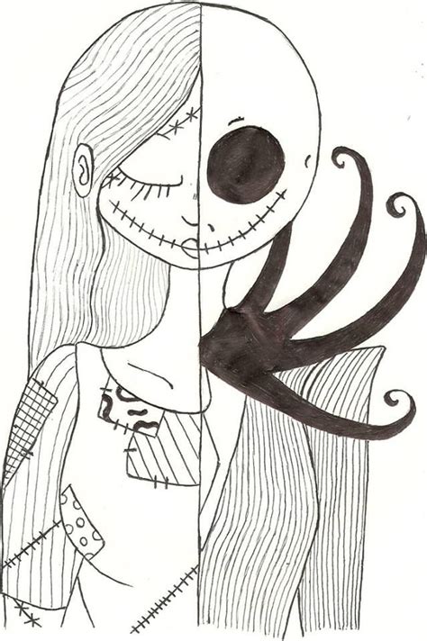 My Sally/Jack drawing from nightmare before christmas :) | Nightmare ...