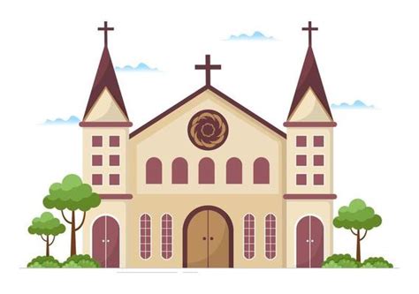 Church Cartoon Vector Art, Icons, and Graphics for Free Download