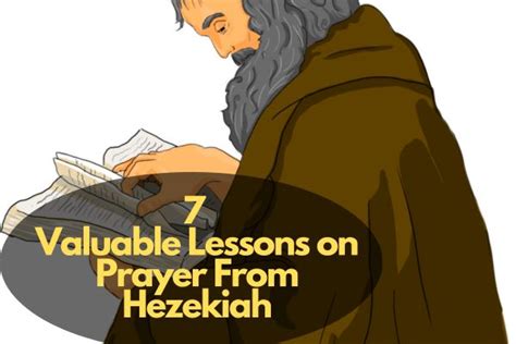 7 Valuable Lessons On Prayer From Hezekiah